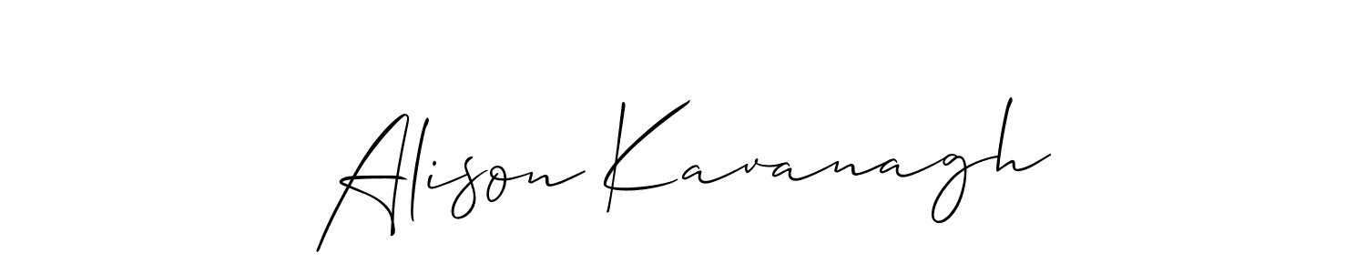 Similarly Allison_Script is the best handwritten signature design. Signature creator online .You can use it as an online autograph creator for name Alison Kavanagh. Alison Kavanagh signature style 2 images and pictures png