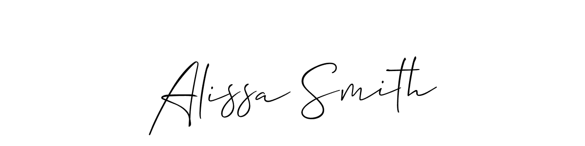 Best and Professional Signature Style for Alissa Smith. Allison_Script Best Signature Style Collection. Alissa Smith signature style 2 images and pictures png