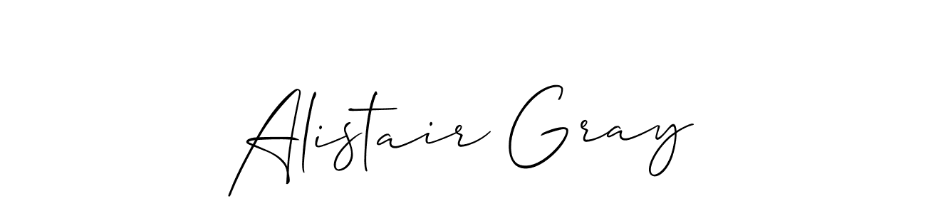 Make a beautiful signature design for name Alistair Gray. With this signature (Allison_Script) style, you can create a handwritten signature for free. Alistair Gray signature style 2 images and pictures png