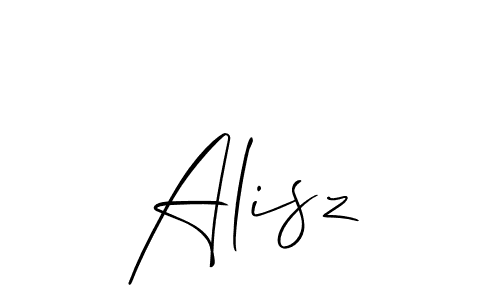 How to make Alisz signature? Allison_Script is a professional autograph style. Create handwritten signature for Alisz name. Alisz signature style 2 images and pictures png