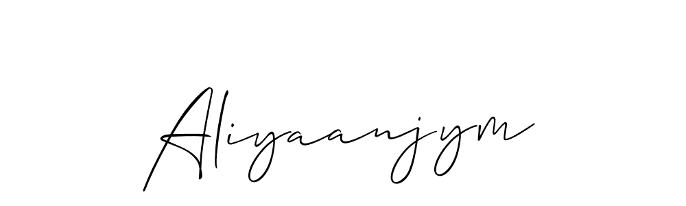 Check out images of Autograph of Aliyaanjym name. Actor Aliyaanjym Signature Style. Allison_Script is a professional sign style online. Aliyaanjym signature style 2 images and pictures png