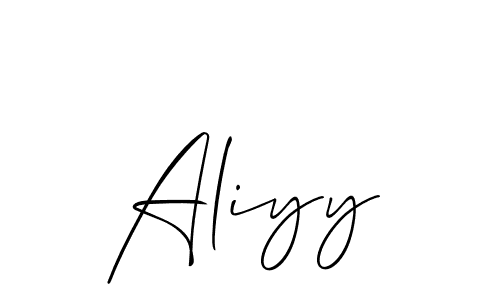 How to Draw Aliyy signature style? Allison_Script is a latest design signature styles for name Aliyy. Aliyy signature style 2 images and pictures png