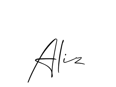 Best and Professional Signature Style for Aliz. Allison_Script Best Signature Style Collection. Aliz signature style 2 images and pictures png