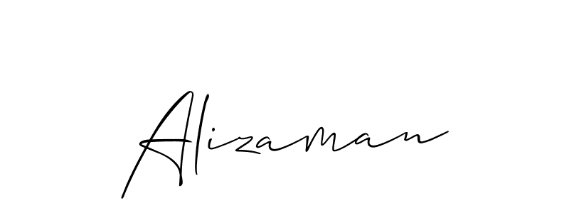 Allison_Script is a professional signature style that is perfect for those who want to add a touch of class to their signature. It is also a great choice for those who want to make their signature more unique. Get Alizaman name to fancy signature for free. Alizaman signature style 2 images and pictures png