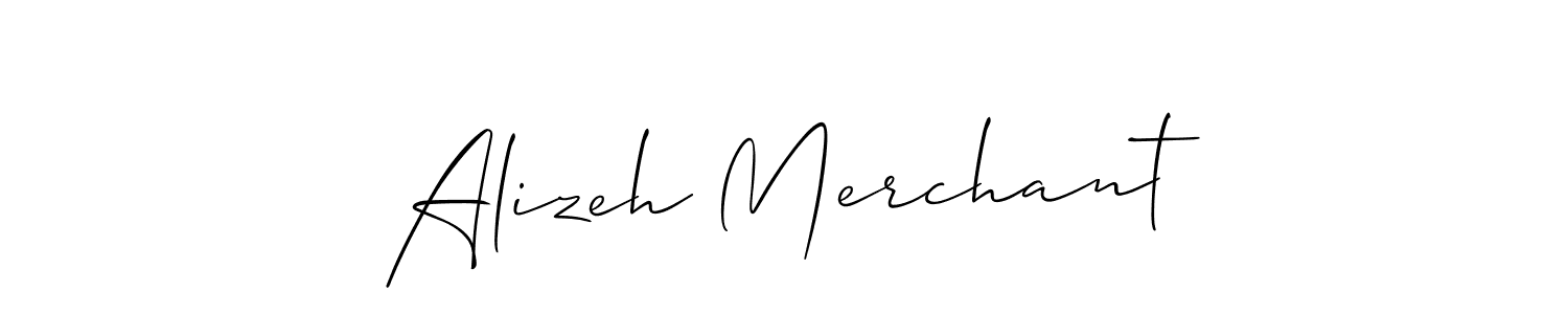 Make a beautiful signature design for name Alizeh Merchant. Use this online signature maker to create a handwritten signature for free. Alizeh Merchant signature style 2 images and pictures png