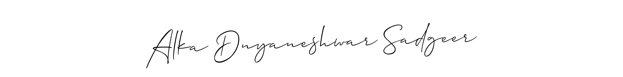 Best and Professional Signature Style for Alka Dnyaneshwar Sadgeer. Allison_Script Best Signature Style Collection. Alka Dnyaneshwar Sadgeer signature style 2 images and pictures png