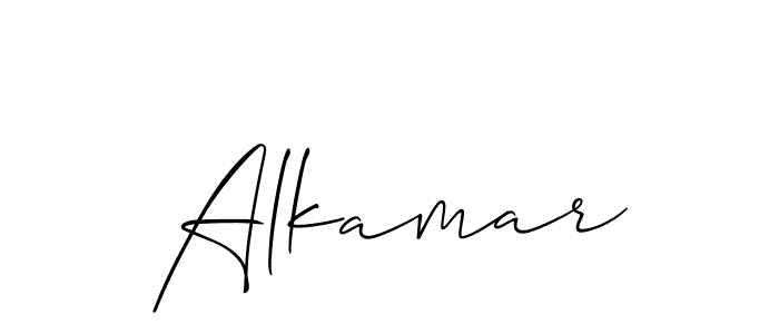 Here are the top 10 professional signature styles for the name Alkamar. These are the best autograph styles you can use for your name. Alkamar signature style 2 images and pictures png