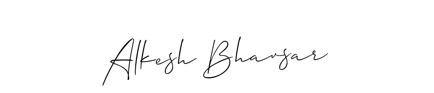 You can use this online signature creator to create a handwritten signature for the name Alkesh Bhavsar. This is the best online autograph maker. Alkesh Bhavsar signature style 2 images and pictures png