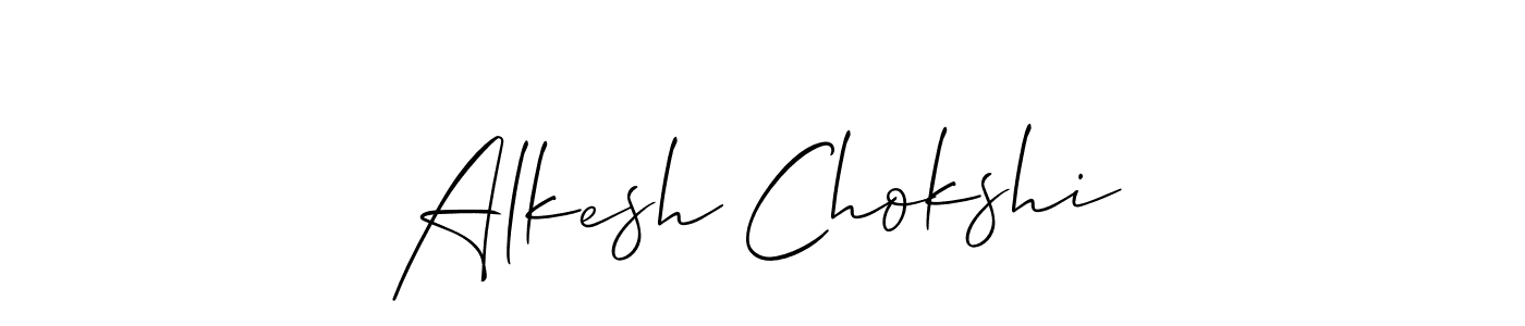 Make a short Alkesh Chokshi signature style. Manage your documents anywhere anytime using Allison_Script. Create and add eSignatures, submit forms, share and send files easily. Alkesh Chokshi signature style 2 images and pictures png