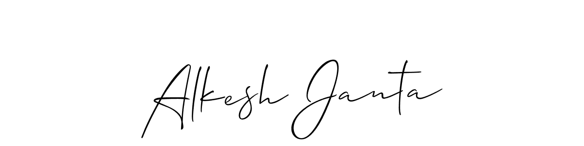 Make a beautiful signature design for name Alkesh Janta. Use this online signature maker to create a handwritten signature for free. Alkesh Janta signature style 2 images and pictures png