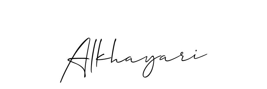 Best and Professional Signature Style for Alkhayari. Allison_Script Best Signature Style Collection. Alkhayari signature style 2 images and pictures png