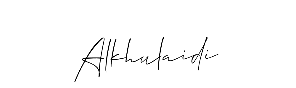 Check out images of Autograph of Alkhulaidi name. Actor Alkhulaidi Signature Style. Allison_Script is a professional sign style online. Alkhulaidi signature style 2 images and pictures png