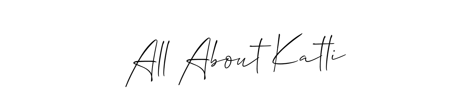 See photos of All About Katli official signature by Spectra . Check more albums & portfolios. Read reviews & check more about Allison_Script font. All About Katli signature style 2 images and pictures png