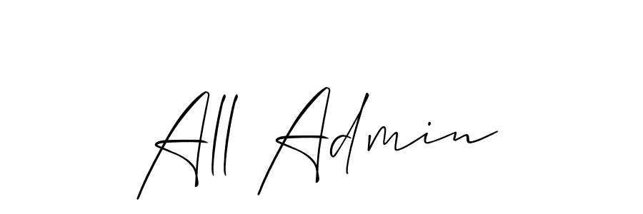 Here are the top 10 professional signature styles for the name All Admin. These are the best autograph styles you can use for your name. All Admin signature style 2 images and pictures png