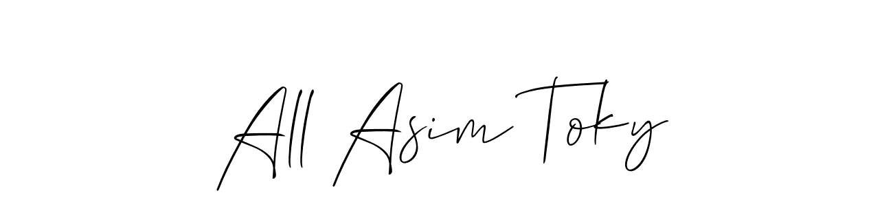 Make a beautiful signature design for name All Asim Toky. Use this online signature maker to create a handwritten signature for free. All Asim Toky signature style 2 images and pictures png