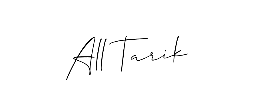 How to Draw All Tarik signature style? Allison_Script is a latest design signature styles for name All Tarik. All Tarik signature style 2 images and pictures png