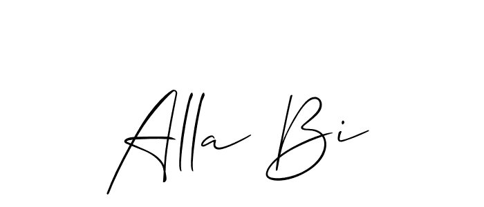 This is the best signature style for the Alla Bi name. Also you like these signature font (Allison_Script). Mix name signature. Alla Bi signature style 2 images and pictures png