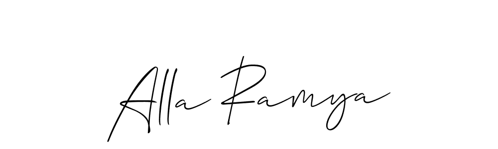 Check out images of Autograph of Alla Ramya name. Actor Alla Ramya Signature Style. Allison_Script is a professional sign style online. Alla Ramya signature style 2 images and pictures png