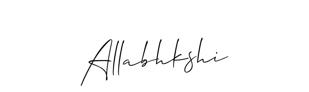 Make a beautiful signature design for name Allabhkshi. Use this online signature maker to create a handwritten signature for free. Allabhkshi signature style 2 images and pictures png
