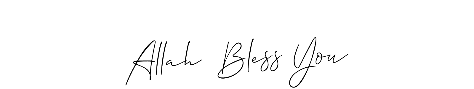 Best and Professional Signature Style for Allah  Bless You. Allison_Script Best Signature Style Collection. Allah  Bless You signature style 2 images and pictures png