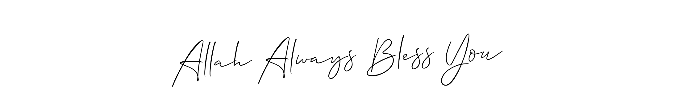 Here are the top 10 professional signature styles for the name Allah Always Bless You. These are the best autograph styles you can use for your name. Allah Always Bless You signature style 2 images and pictures png