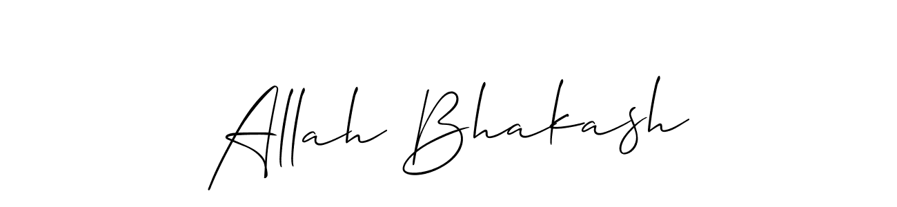 This is the best signature style for the Allah Bhakash name. Also you like these signature font (Allison_Script). Mix name signature. Allah Bhakash signature style 2 images and pictures png