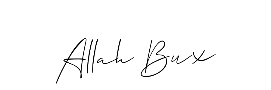 Create a beautiful signature design for name Allah Bux. With this signature (Allison_Script) fonts, you can make a handwritten signature for free. Allah Bux signature style 2 images and pictures png
