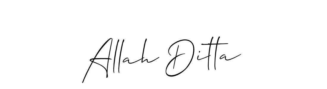 Once you've used our free online signature maker to create your best signature Allison_Script style, it's time to enjoy all of the benefits that Allah Ditta name signing documents. Allah Ditta signature style 2 images and pictures png