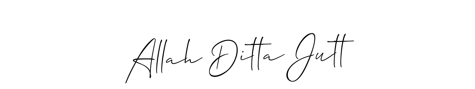 Similarly Allison_Script is the best handwritten signature design. Signature creator online .You can use it as an online autograph creator for name Allah Ditta Jutt. Allah Ditta Jutt signature style 2 images and pictures png