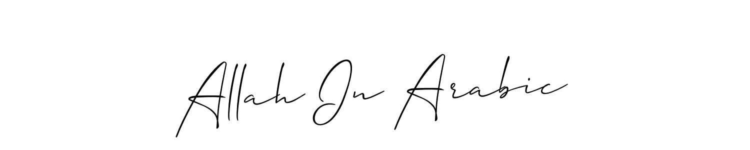 Allah In Arabic stylish signature style. Best Handwritten Sign (Allison_Script) for my name. Handwritten Signature Collection Ideas for my name Allah In Arabic. Allah In Arabic signature style 2 images and pictures png