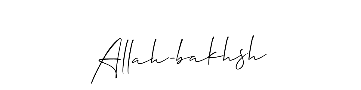 Make a beautiful signature design for name Allah-bakhsh. With this signature (Allison_Script) style, you can create a handwritten signature for free. Allah-bakhsh signature style 2 images and pictures png