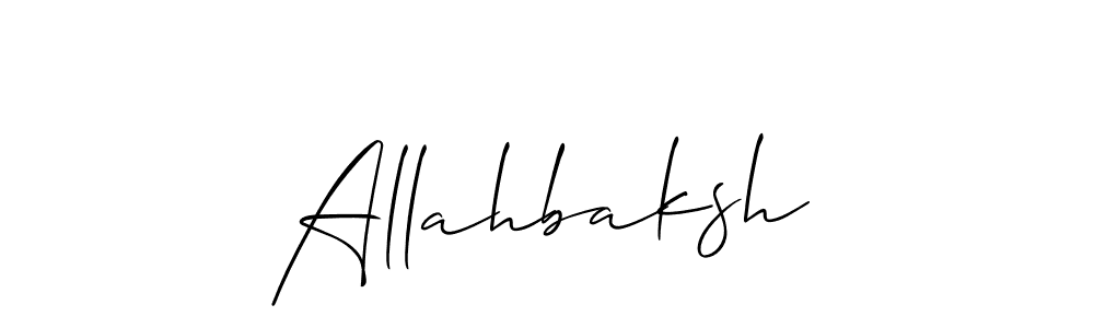 Once you've used our free online signature maker to create your best signature Allison_Script style, it's time to enjoy all of the benefits that Allahbaksh name signing documents. Allahbaksh signature style 2 images and pictures png