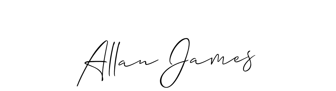 How to make Allan James signature? Allison_Script is a professional autograph style. Create handwritten signature for Allan James name. Allan James signature style 2 images and pictures png