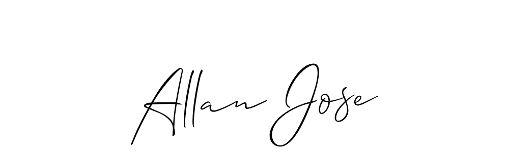 Also You can easily find your signature by using the search form. We will create Allan Jose name handwritten signature images for you free of cost using Allison_Script sign style. Allan Jose signature style 2 images and pictures png