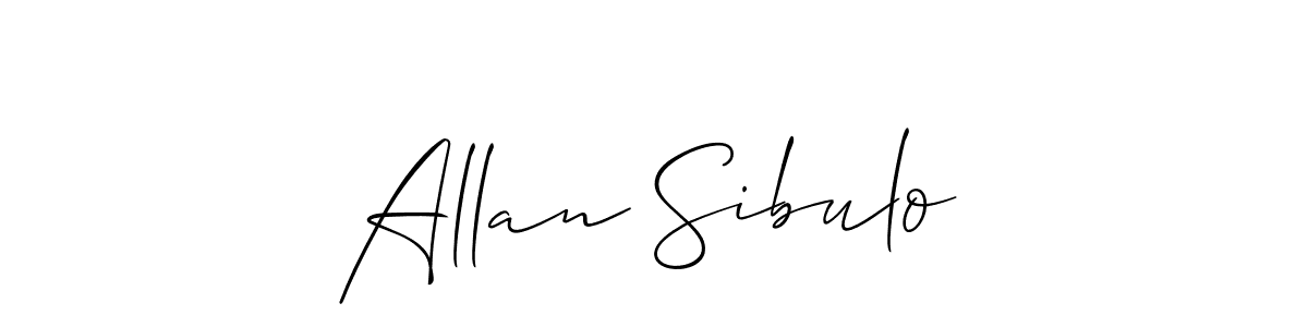 Make a short Allan Sibulo signature style. Manage your documents anywhere anytime using Allison_Script. Create and add eSignatures, submit forms, share and send files easily. Allan Sibulo signature style 2 images and pictures png