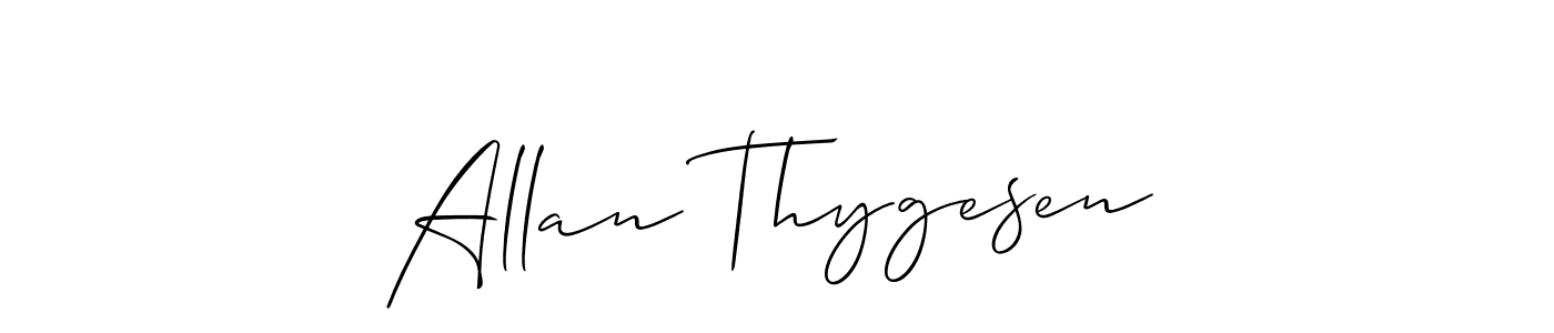 if you are searching for the best signature style for your name Allan Thygesen. so please give up your signature search. here we have designed multiple signature styles  using Allison_Script. Allan Thygesen signature style 2 images and pictures png