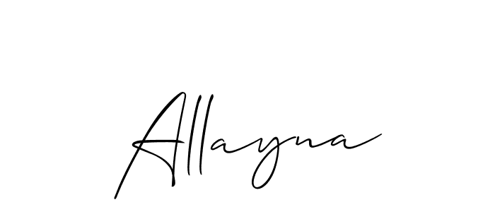 Similarly Allison_Script is the best handwritten signature design. Signature creator online .You can use it as an online autograph creator for name Allayna. Allayna signature style 2 images and pictures png
