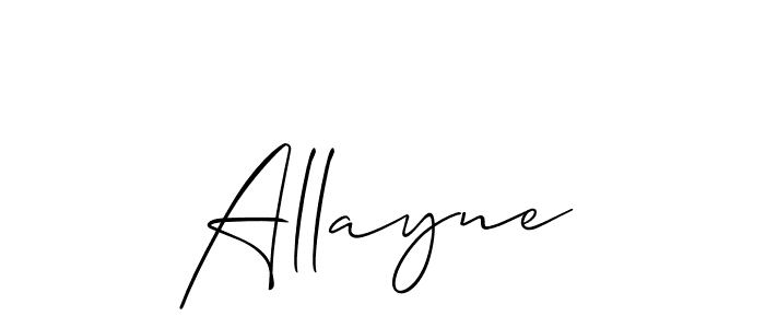 Make a beautiful signature design for name Allayne. Use this online signature maker to create a handwritten signature for free. Allayne signature style 2 images and pictures png