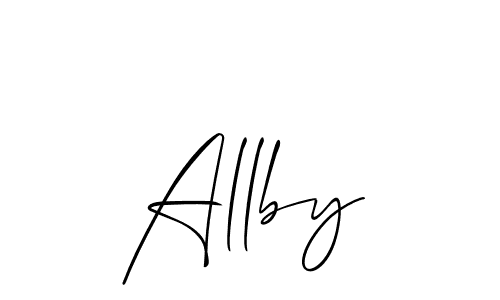 Make a short Allby signature style. Manage your documents anywhere anytime using Allison_Script. Create and add eSignatures, submit forms, share and send files easily. Allby signature style 2 images and pictures png