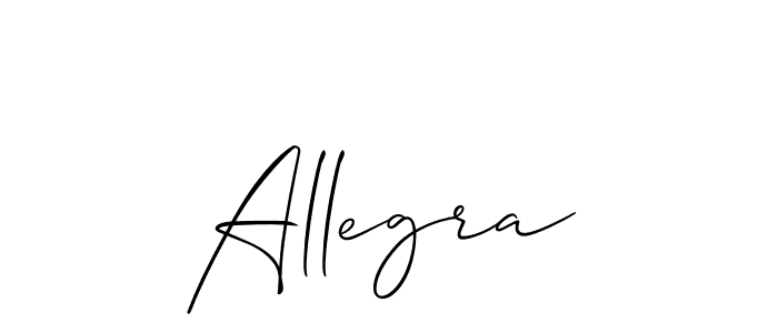You should practise on your own different ways (Allison_Script) to write your name (Allegra) in signature. don't let someone else do it for you. Allegra signature style 2 images and pictures png