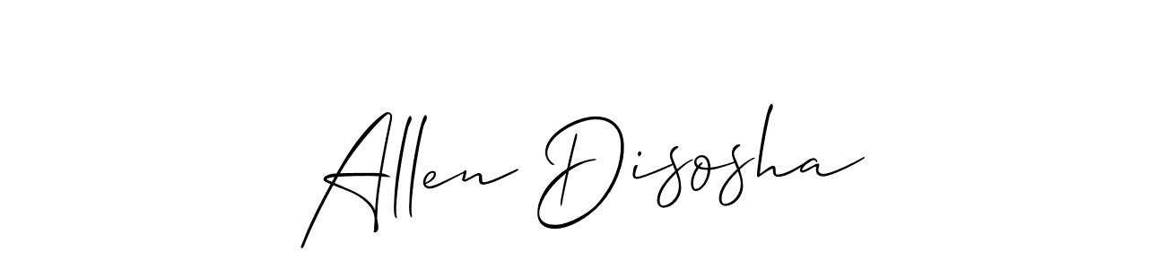 You can use this online signature creator to create a handwritten signature for the name Allen Disosha. This is the best online autograph maker. Allen Disosha signature style 2 images and pictures png