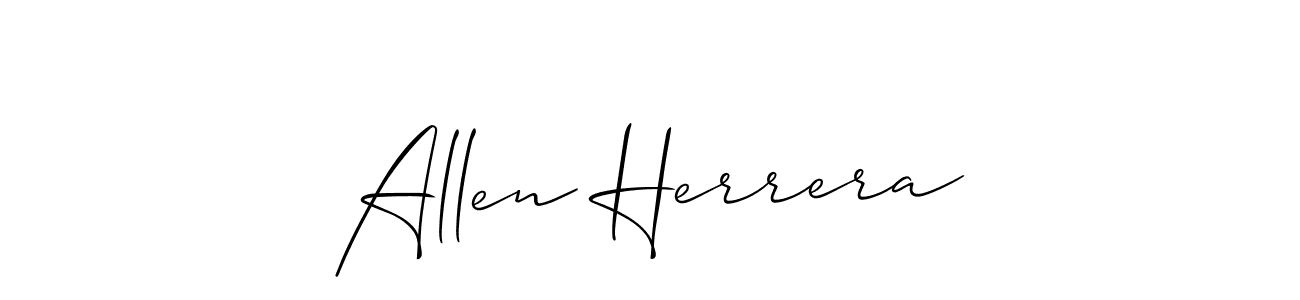 You can use this online signature creator to create a handwritten signature for the name Allen Herrera. This is the best online autograph maker. Allen Herrera signature style 2 images and pictures png