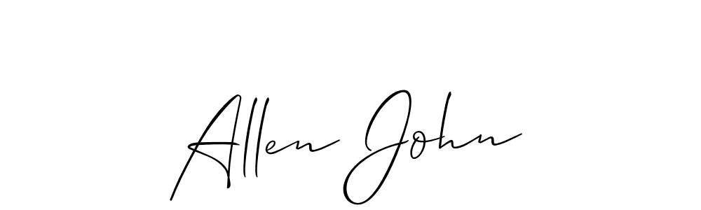 Allison_Script is a professional signature style that is perfect for those who want to add a touch of class to their signature. It is also a great choice for those who want to make their signature more unique. Get Allen John name to fancy signature for free. Allen John signature style 2 images and pictures png