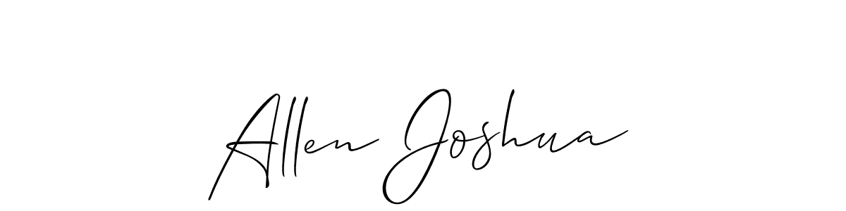 How to make Allen Joshua signature? Allison_Script is a professional autograph style. Create handwritten signature for Allen Joshua name. Allen Joshua signature style 2 images and pictures png