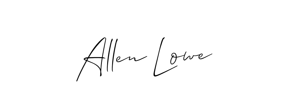 It looks lik you need a new signature style for name Allen Lowe. Design unique handwritten (Allison_Script) signature with our free signature maker in just a few clicks. Allen Lowe signature style 2 images and pictures png