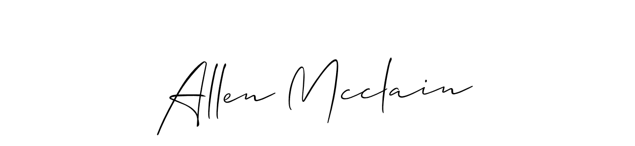 Also we have Allen Mcclain name is the best signature style. Create professional handwritten signature collection using Allison_Script autograph style. Allen Mcclain signature style 2 images and pictures png