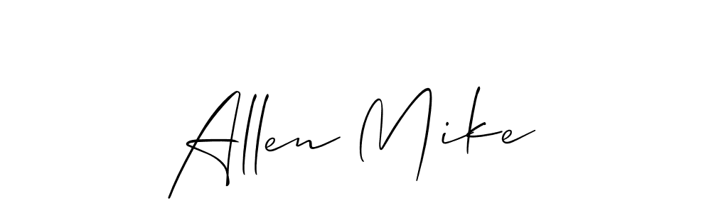 Best and Professional Signature Style for Allen Mike. Allison_Script Best Signature Style Collection. Allen Mike signature style 2 images and pictures png