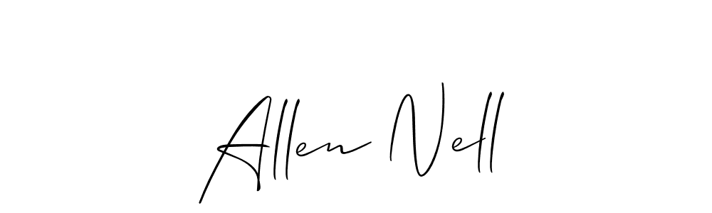 See photos of Allen Nell official signature by Spectra . Check more albums & portfolios. Read reviews & check more about Allison_Script font. Allen Nell signature style 2 images and pictures png