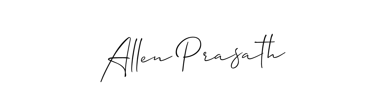 You can use this online signature creator to create a handwritten signature for the name Allen Prasath. This is the best online autograph maker. Allen Prasath signature style 2 images and pictures png