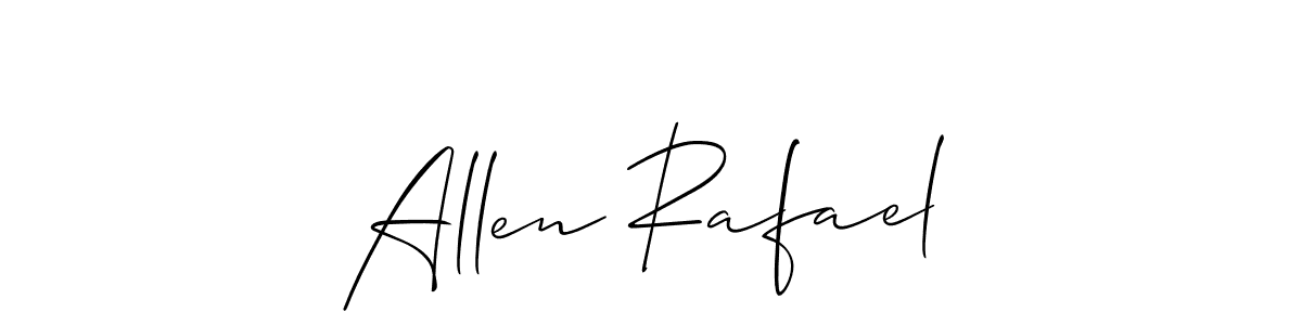 if you are searching for the best signature style for your name Allen Rafael. so please give up your signature search. here we have designed multiple signature styles  using Allison_Script. Allen Rafael signature style 2 images and pictures png